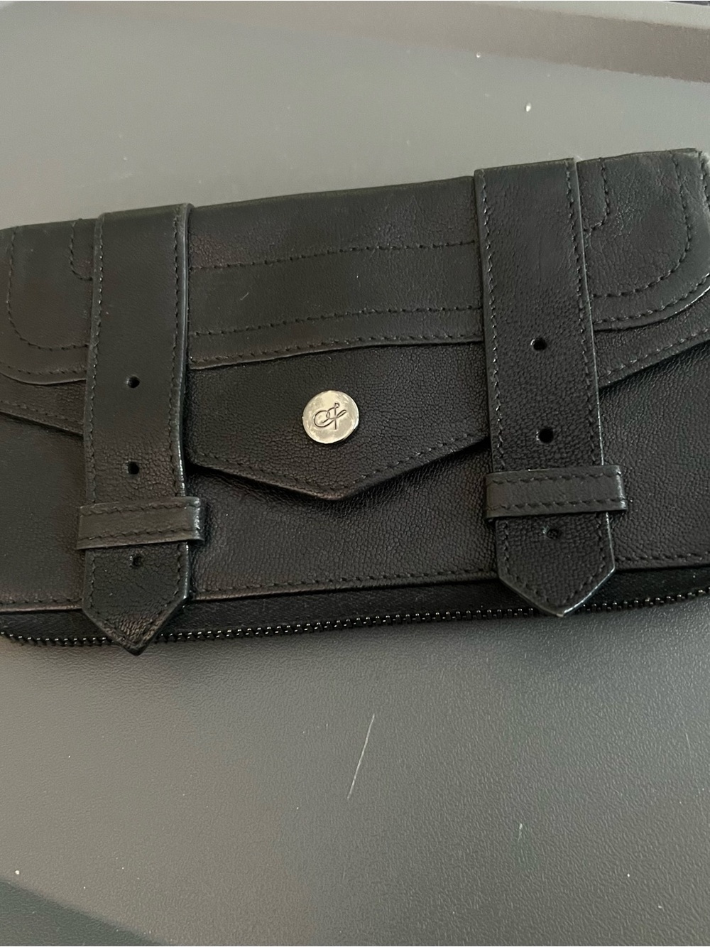 Proenza Schouler Black Leather Wallet